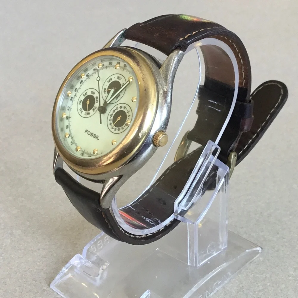 1995 RARE FOSSIL CHRONOGRAPH WATCH BQ-8473